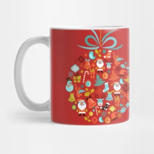 happy Holiday Ornament Mug